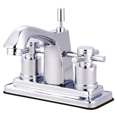 Kingston Brass KS8641DX 4" Centerset Bathroom Faucet, Polished Chrome KS8641DX